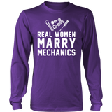 Real Women Marry Mechanics Statement Shirts