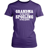 Grandma is my Name, Spoiling is My Game Statement Shirt