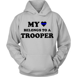 My Heart Belongs To A Trooper Statement Shirt